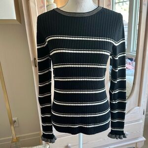 Rebecca Taylor La Vie Striped Sweater